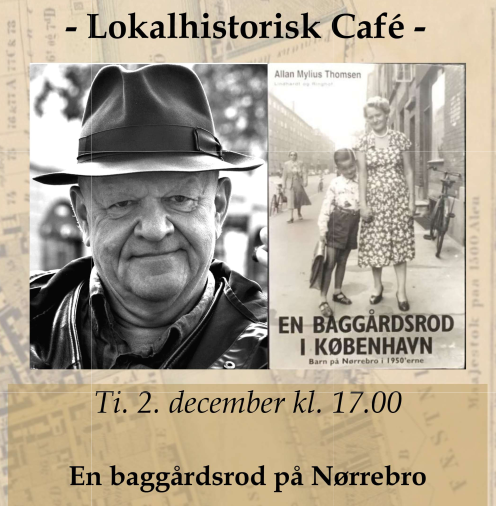 Allan Mylius Thomsen, en baggårdsrod på Nørrebro foredrag, 2. december 2025.